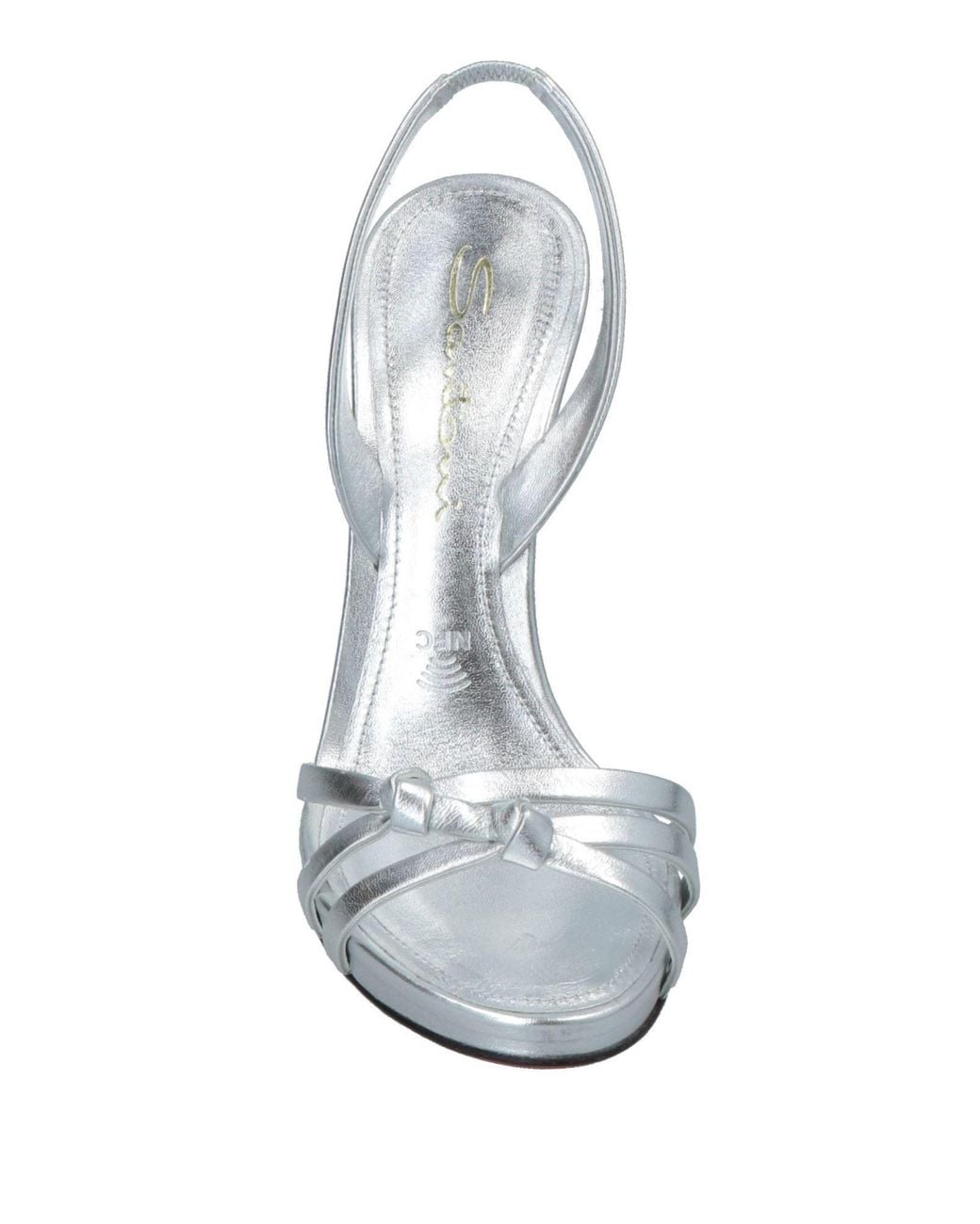 Santoni White Sandals