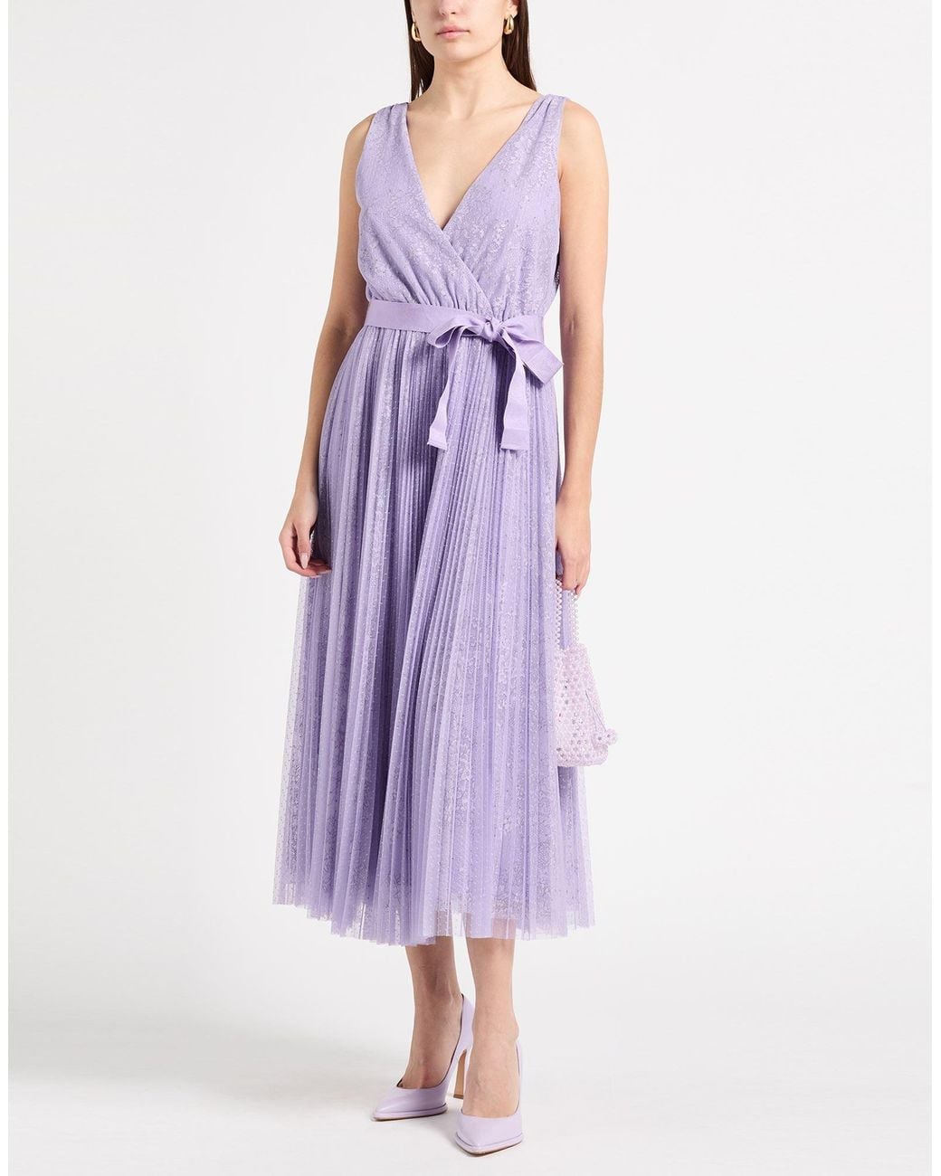 Twinset Purple Maxi Dress