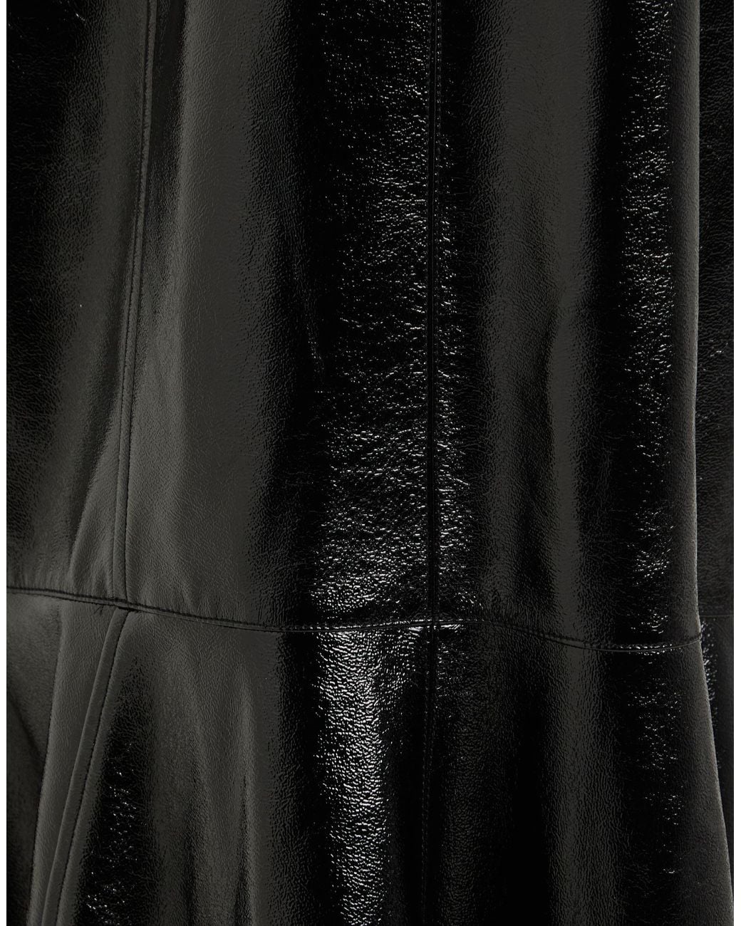Safiyaa Black Midi Dress Polyester, Polyurethane