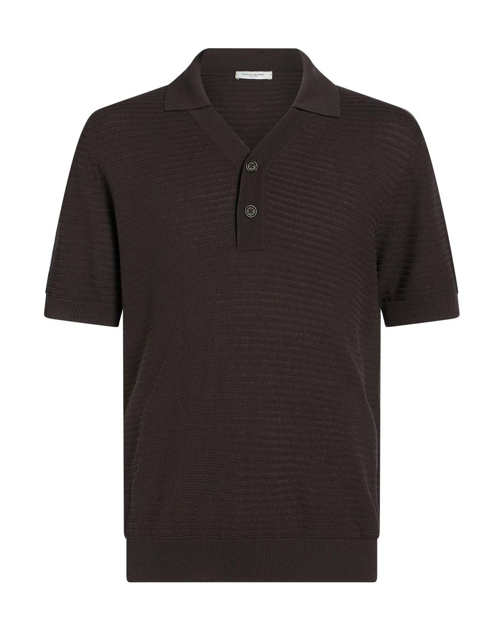 Paolo Pecora Black Polo Shirts for men