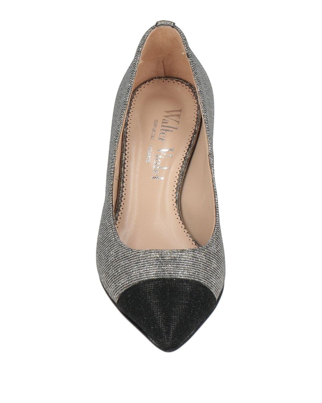 Walter Violet Gray Pumps Leather