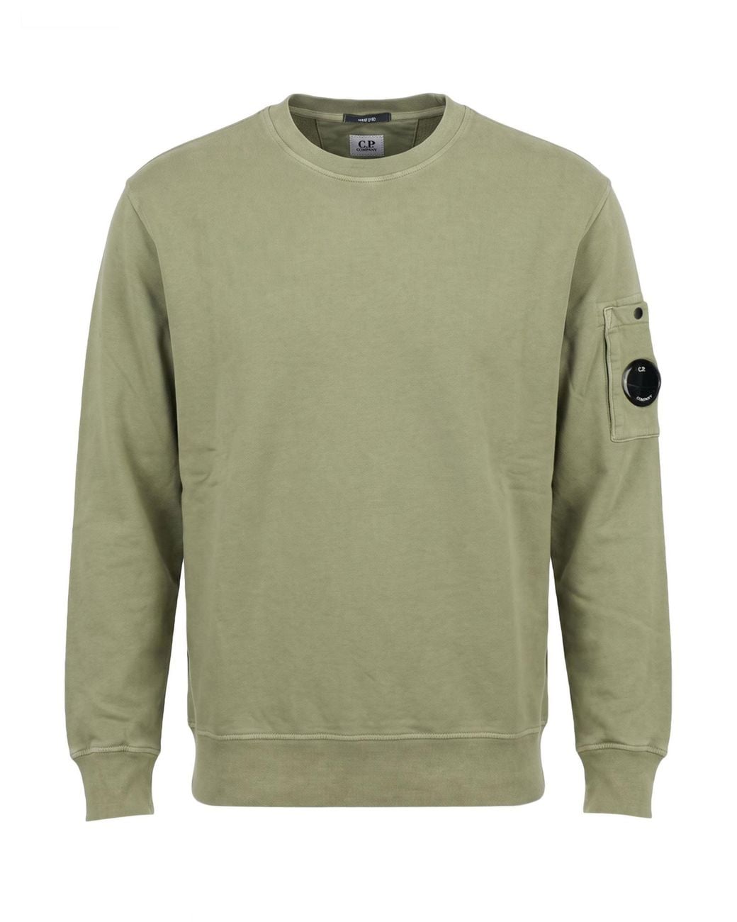 C P Company Green Sweatshirt Cotton for men
