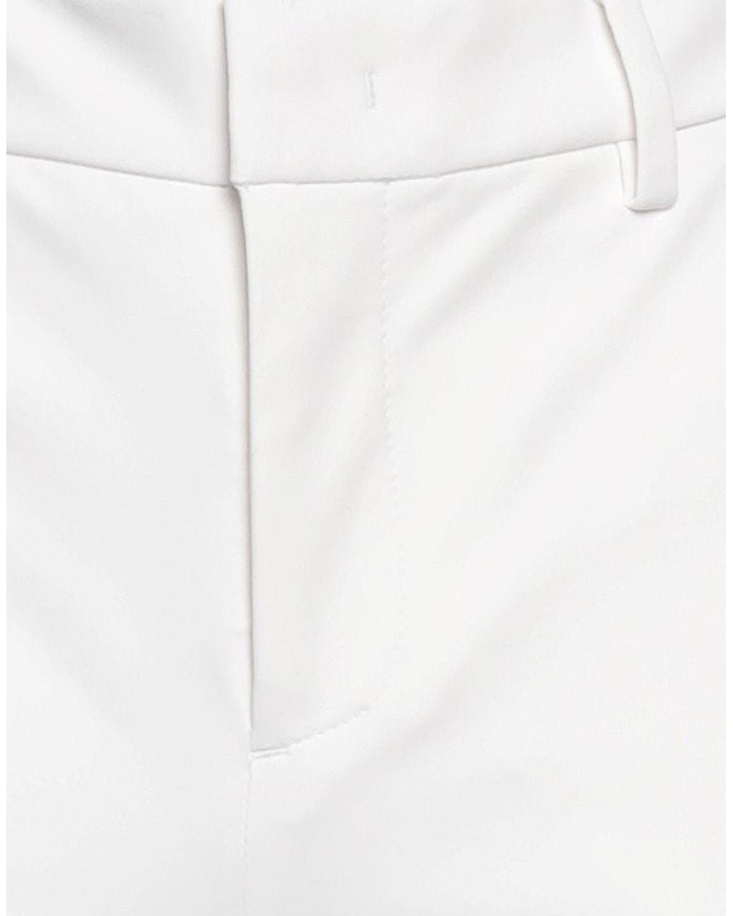 PT Torino White Pants Cotton, Polyamide, Elastane