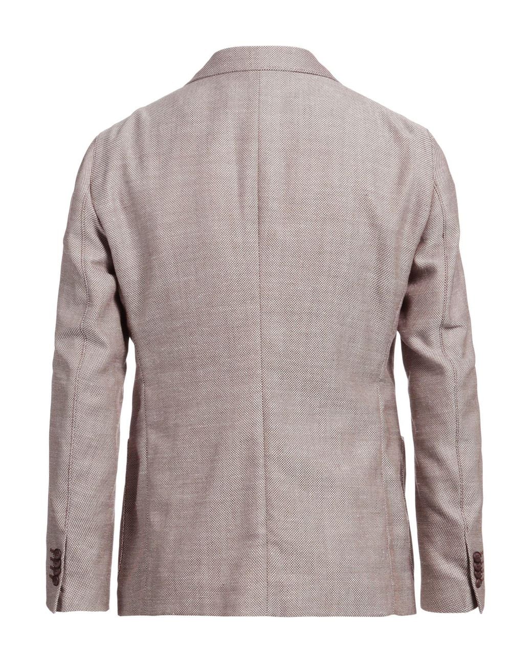 Giorgio Armani Gray Blazer Virgin Wool, Silk, Linen, Cashmere for men