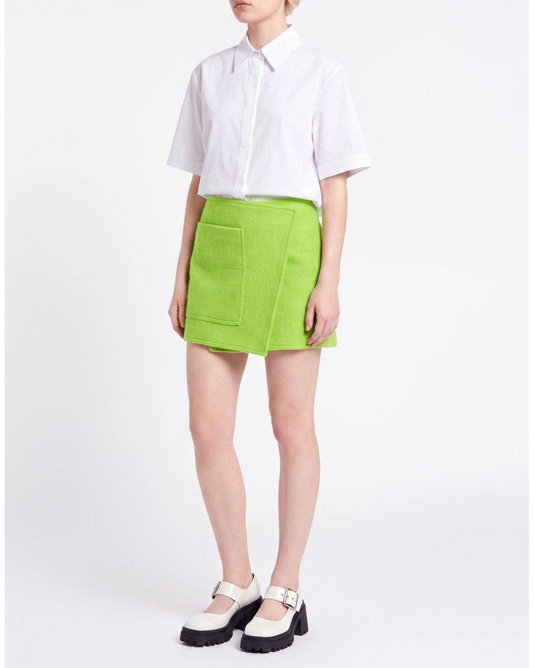 Samsøe & Samsøe Green Mini Skirt