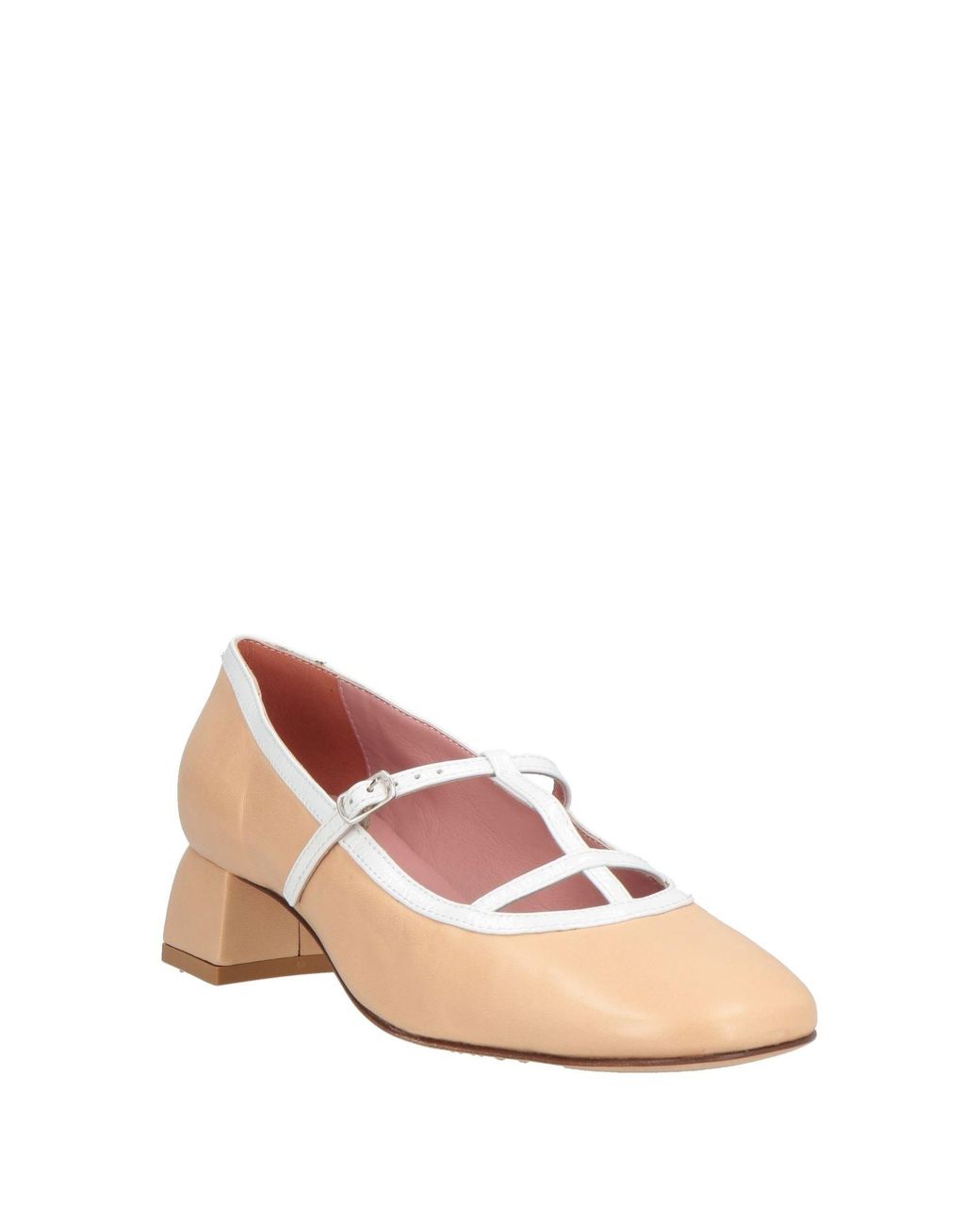 LORENA PAGGI Natural Blush Pumps Leather