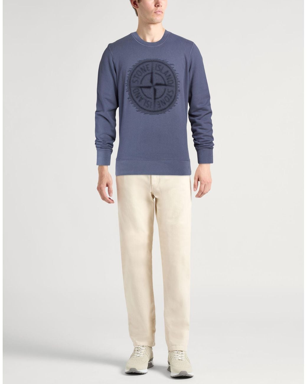 Stone Island Blue Sweatshirt for men