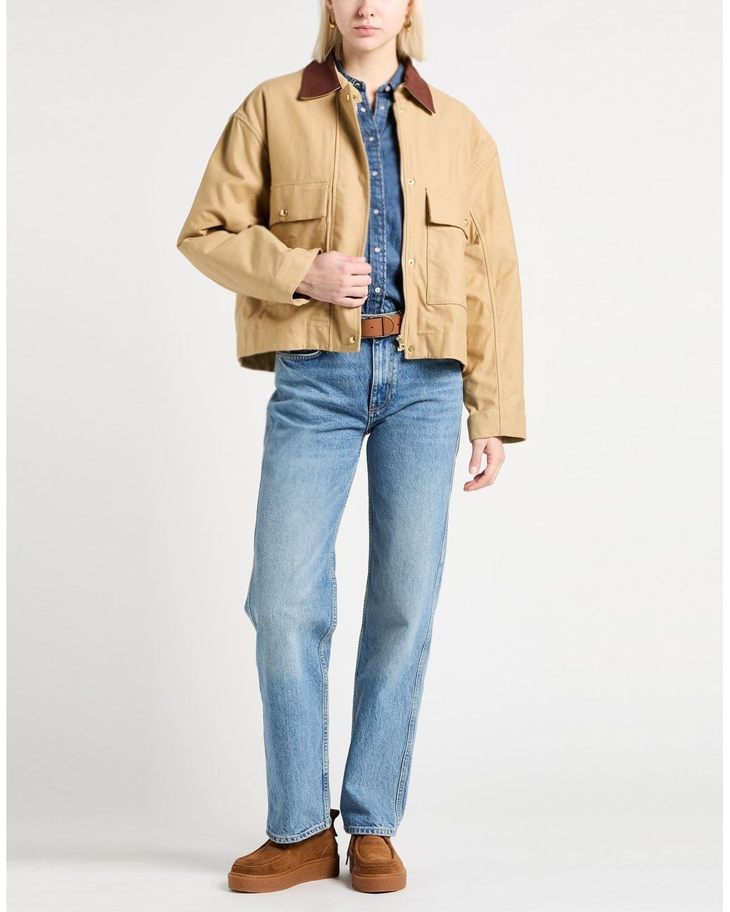 Rag & Bone Natural Jacket Cotton