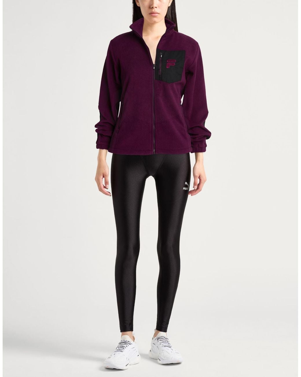 Fila Purple Sweatshirt Polyester
