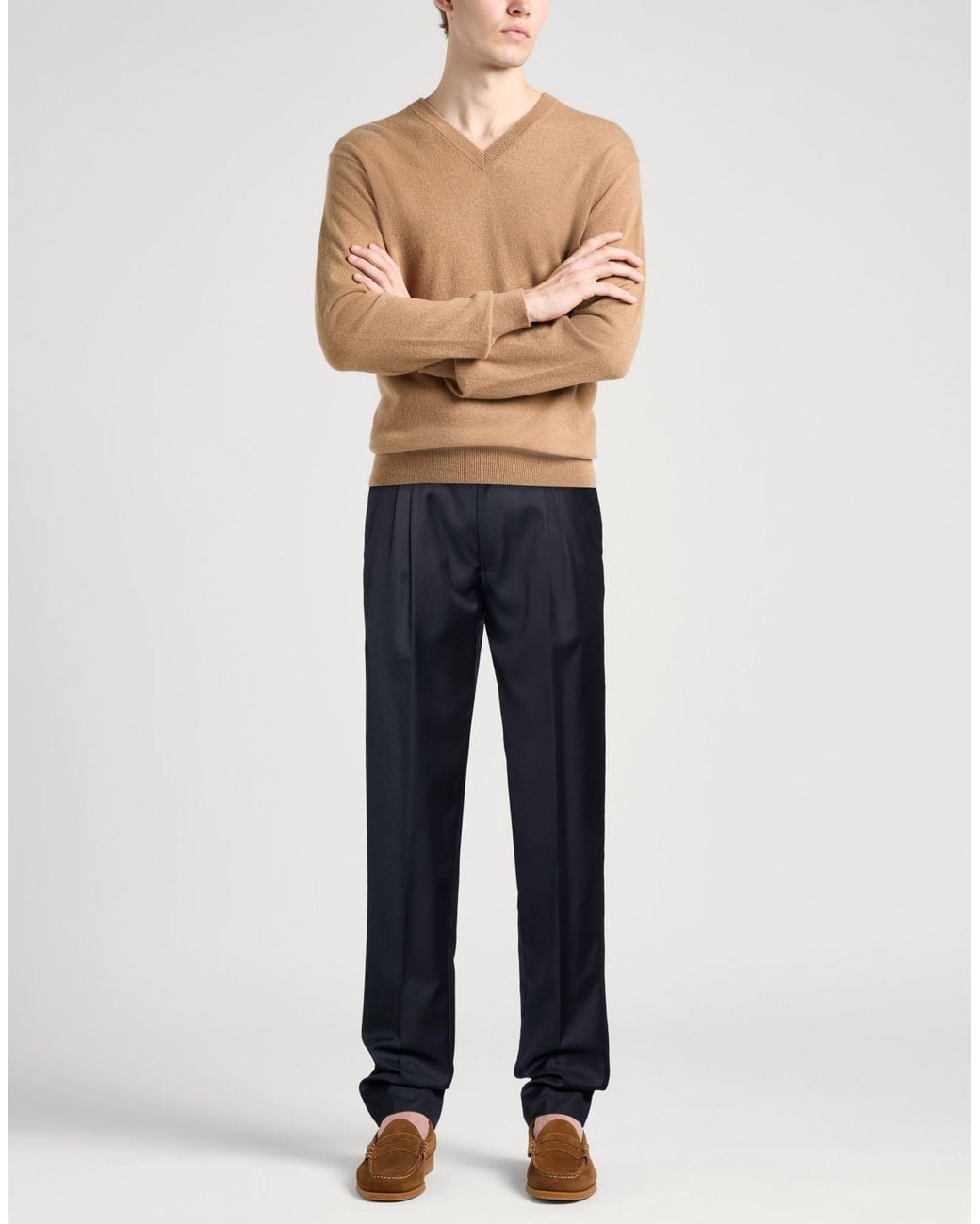 Boglioli Blue Midnight Pants Virgin Wool for men