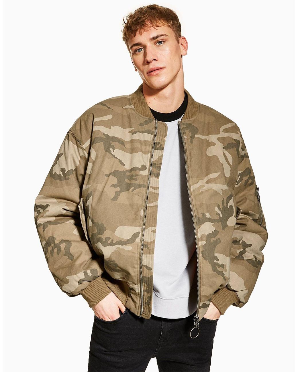 topman camo jacket