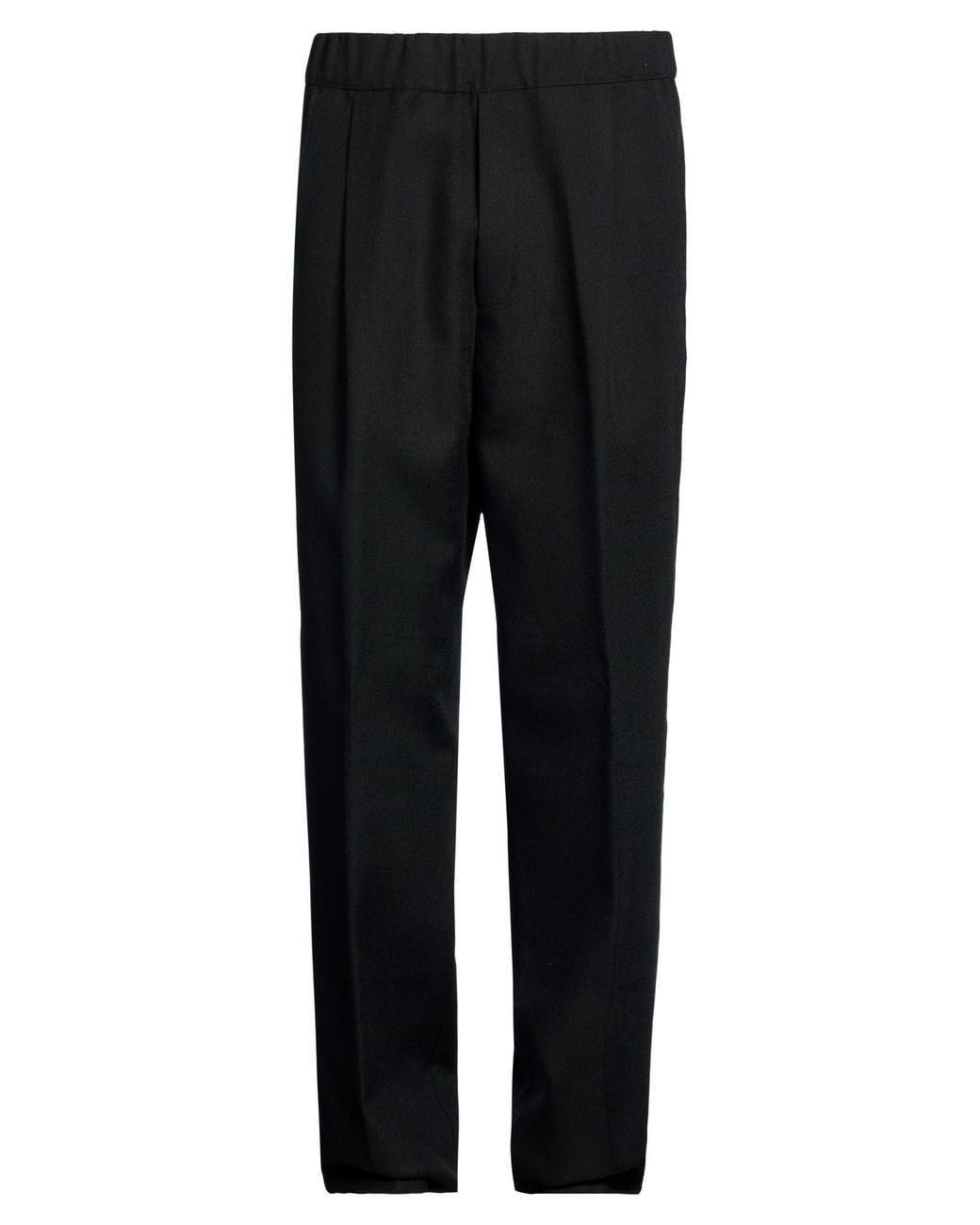 Laneus Black Pants Virgin Wool for men