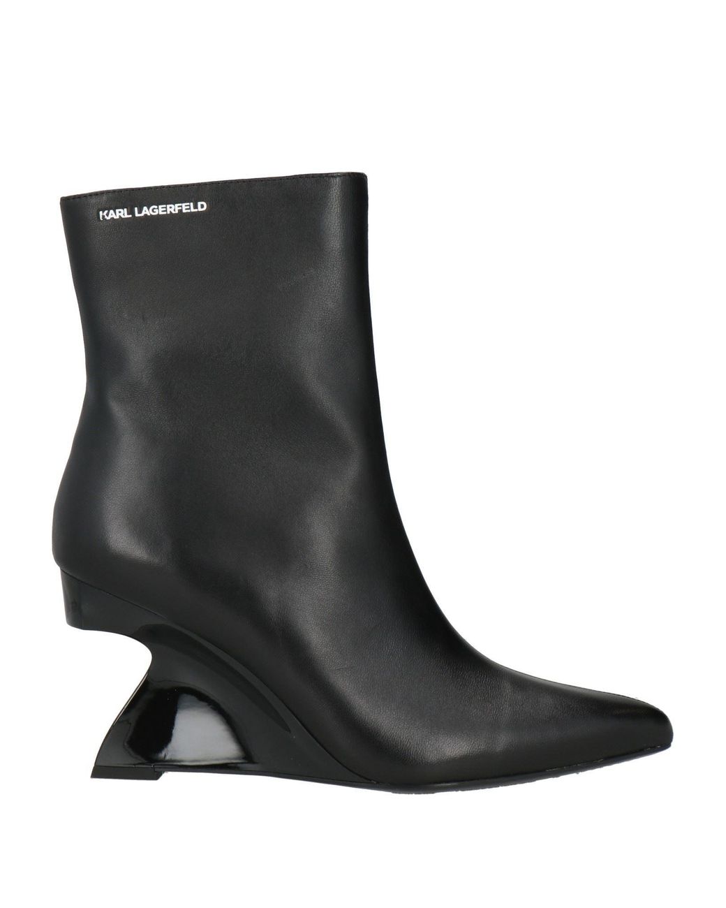 Karl Lagerfeld Black Ankle Boots
