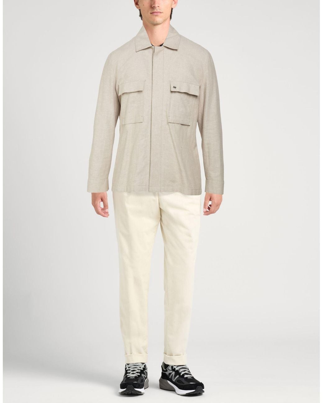 Michael Kors Natural Jacket Linen, Cotton for men
