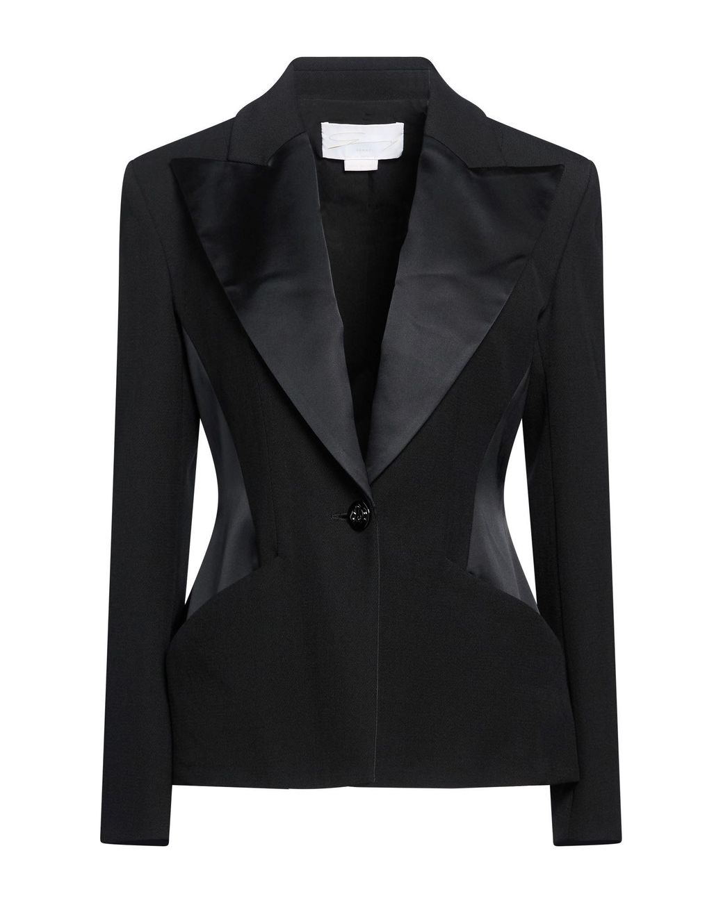 Genny Black Blazer Polyester, Virgin Wool, Elastane, Acetate, Polyamide