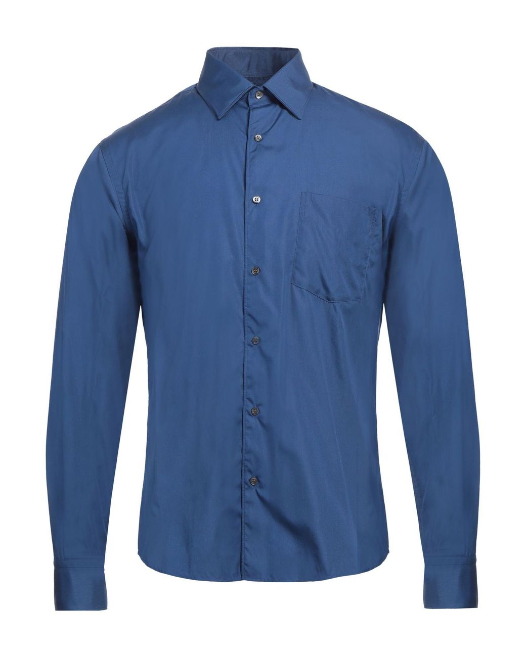 Aspesi Blue Shirt Cotton for men