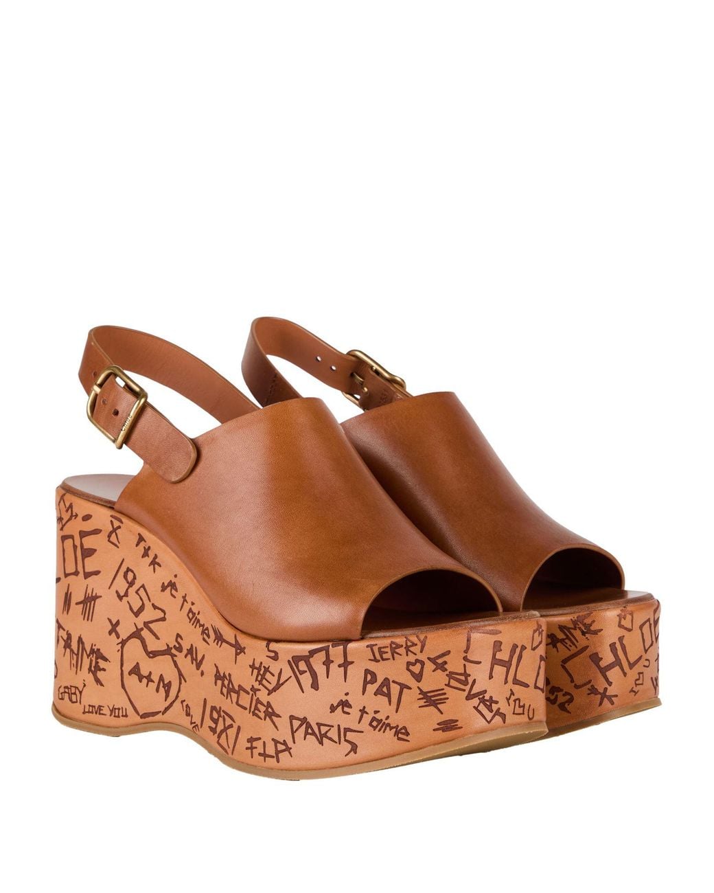 Chloé Brown Sandals