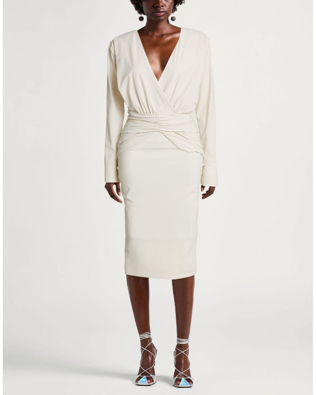 La Petite Robe Di Chiara Boni White Midi Dress