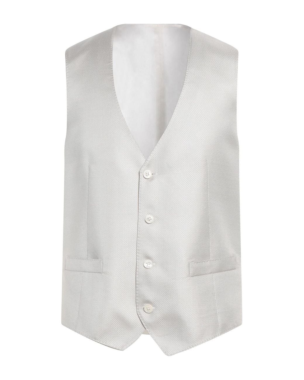 Corneliani White Waistcoat for men