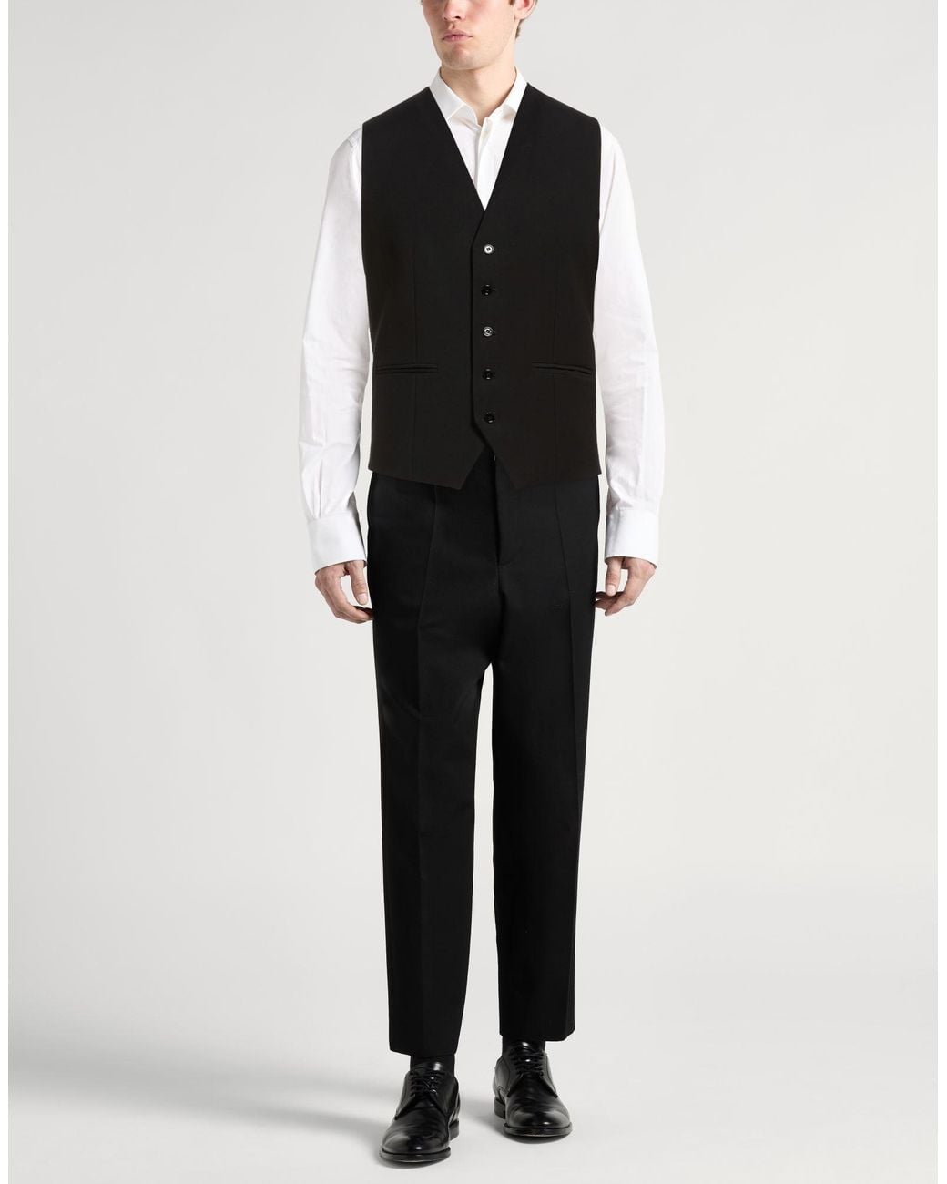 Daniele Alessandrini Black Waistcoat for men