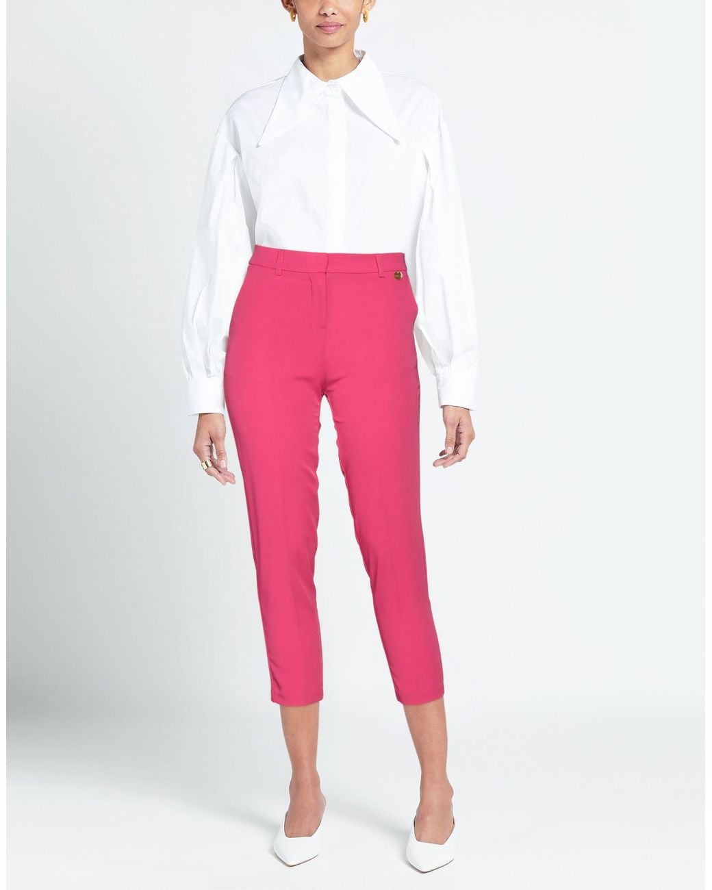 Toy G. Pink Fuchsia Pants Polyester, Elastane