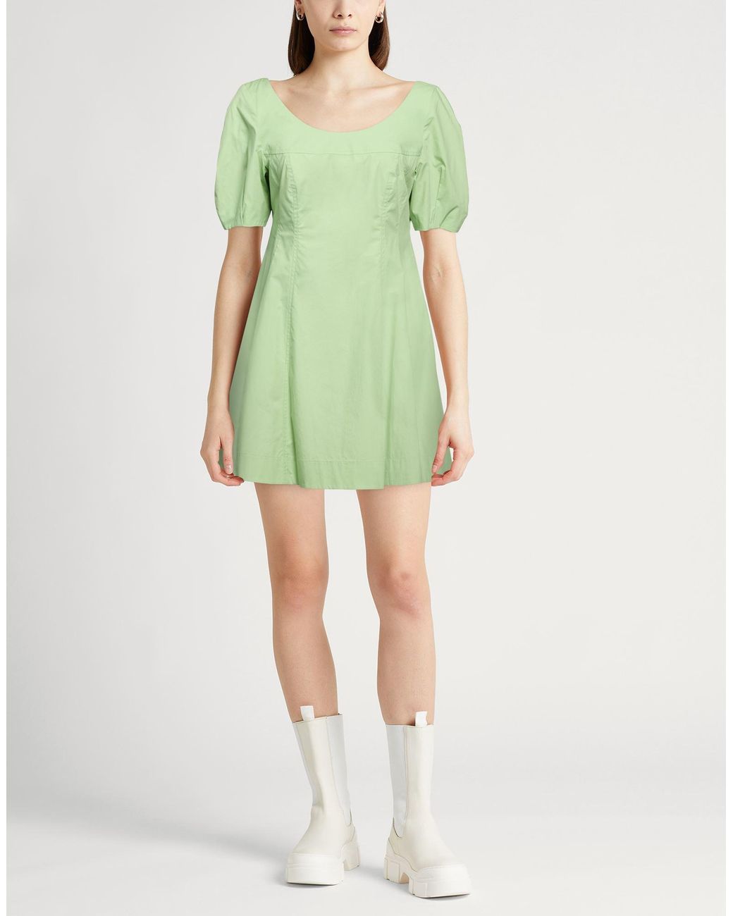 Theory Green Mini Dress