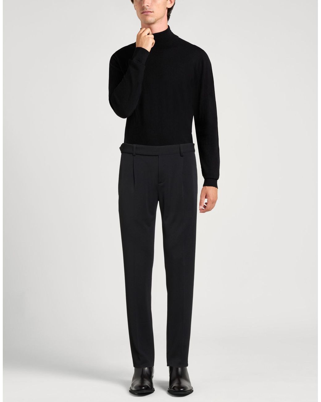 Daniele Alessandrini Black Pants for men