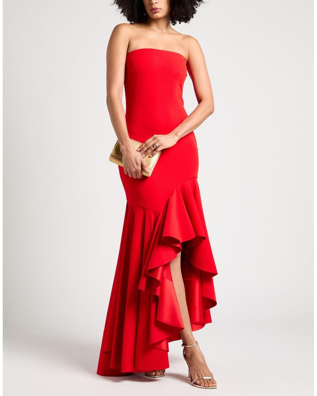 Solace London Red Maxi Dress
