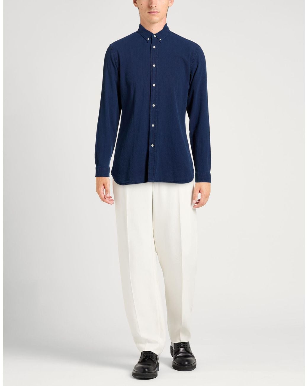 Oliver Spencer Blue Shirt for men