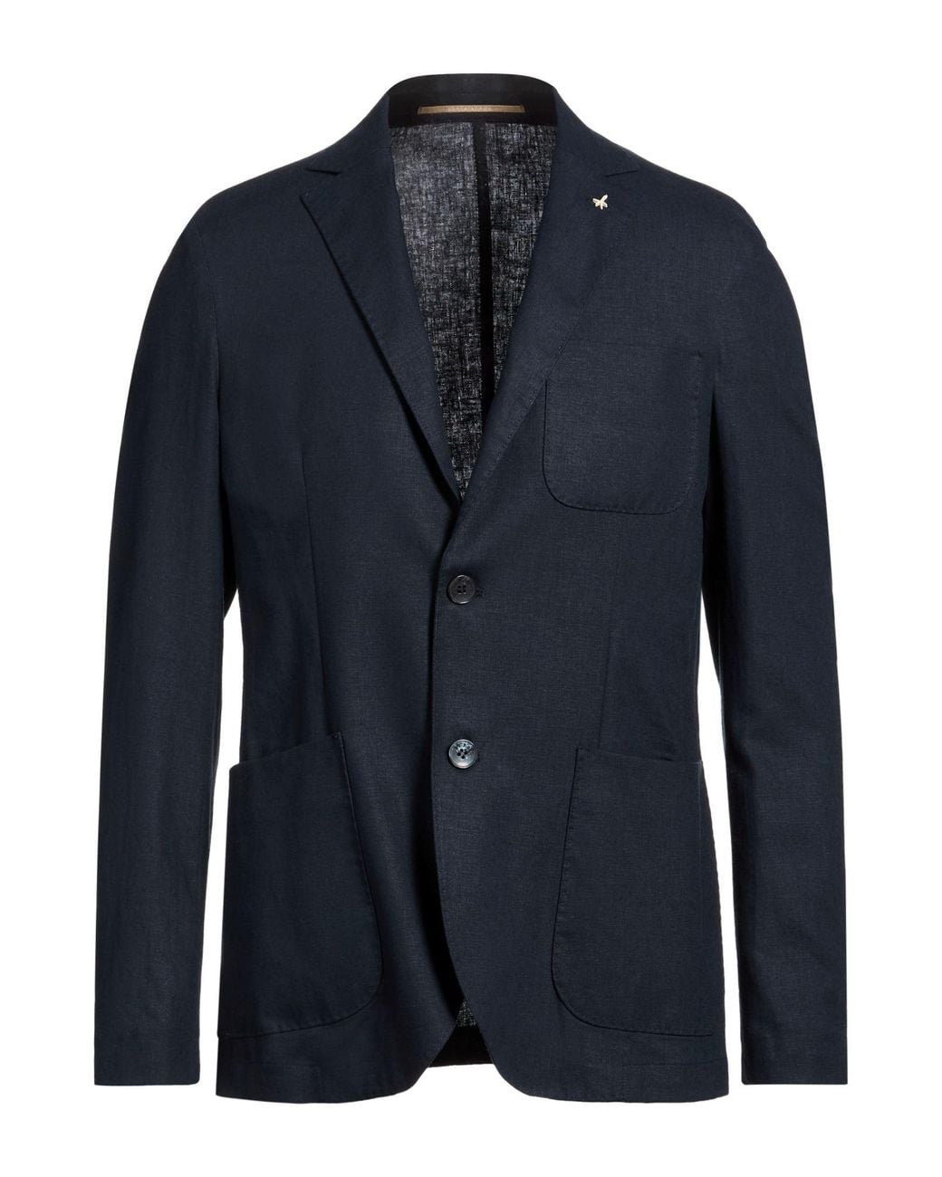 AT.P.CO Blue Blazer Linen, Viscose for men