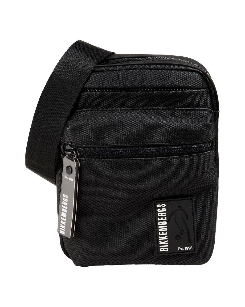 Bikkembergs Black Cross-Body Bag for men