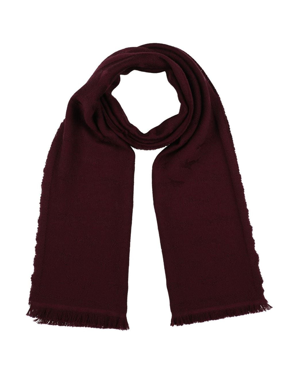 Paul & Shark Red Scarf Virgin Wool for men