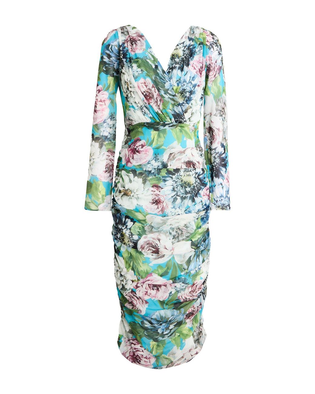Dolce & Gabbana Blue Midi Dress