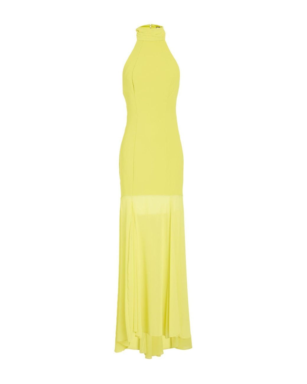 Elisabetta Franchi Yellow Maxi Dress