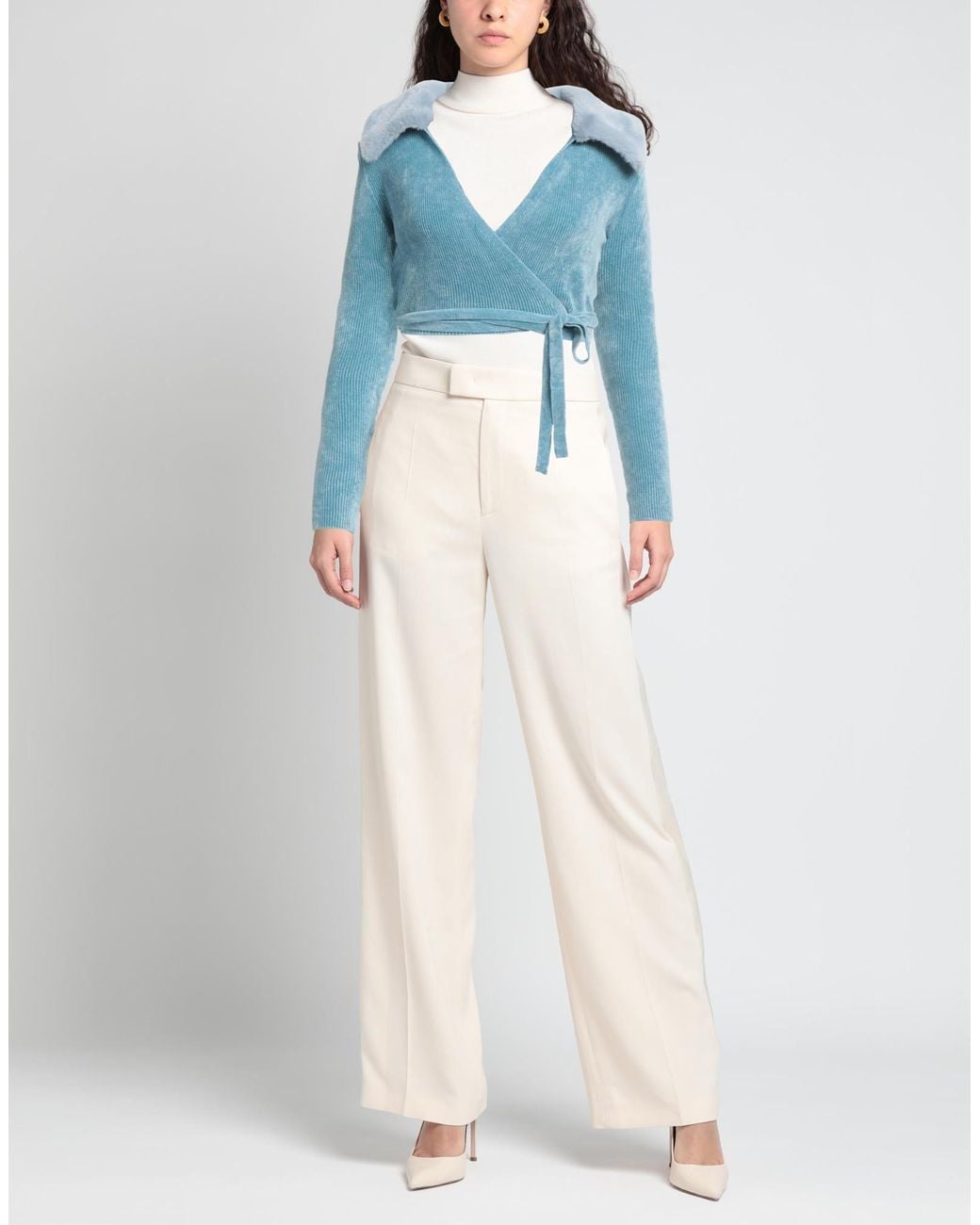 ViCOLO Blue Wrap Cardigans
