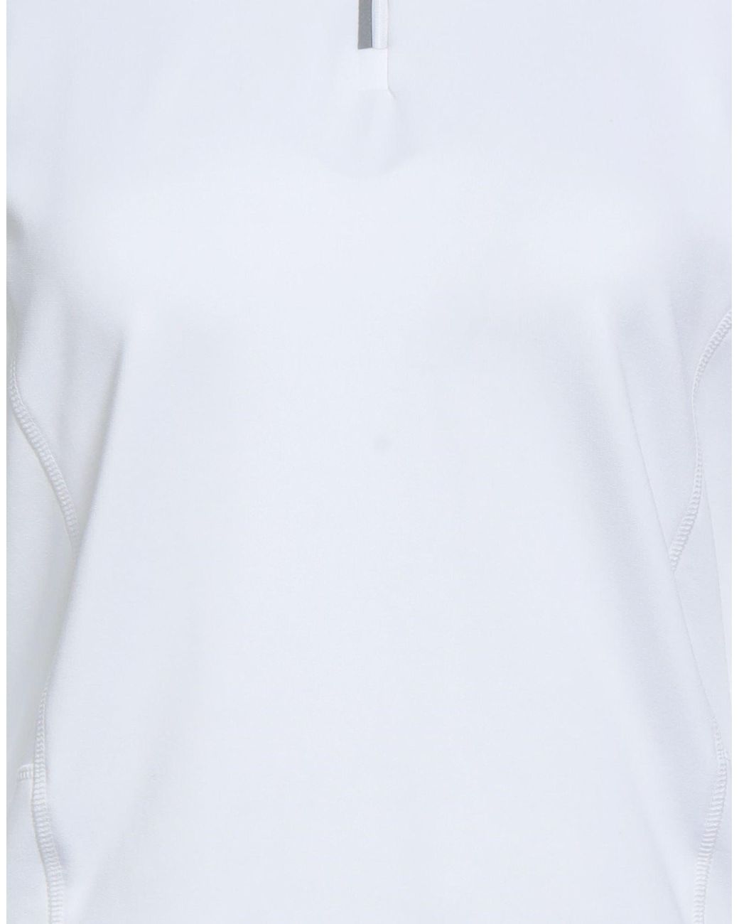 EA7 White Sweatshirt Polyester, Elastane