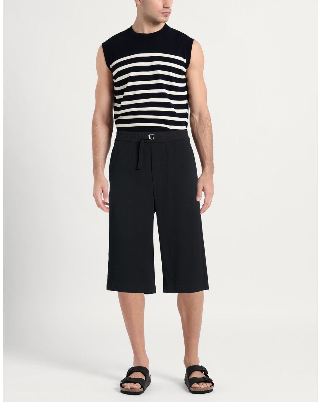 AMI Blue Shorts & Bermuda Shorts Cotton for men
