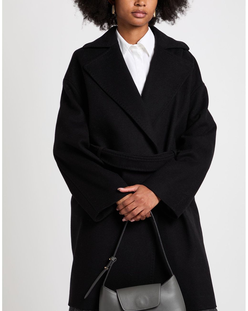 Heresis Black Coat Virgin Wool