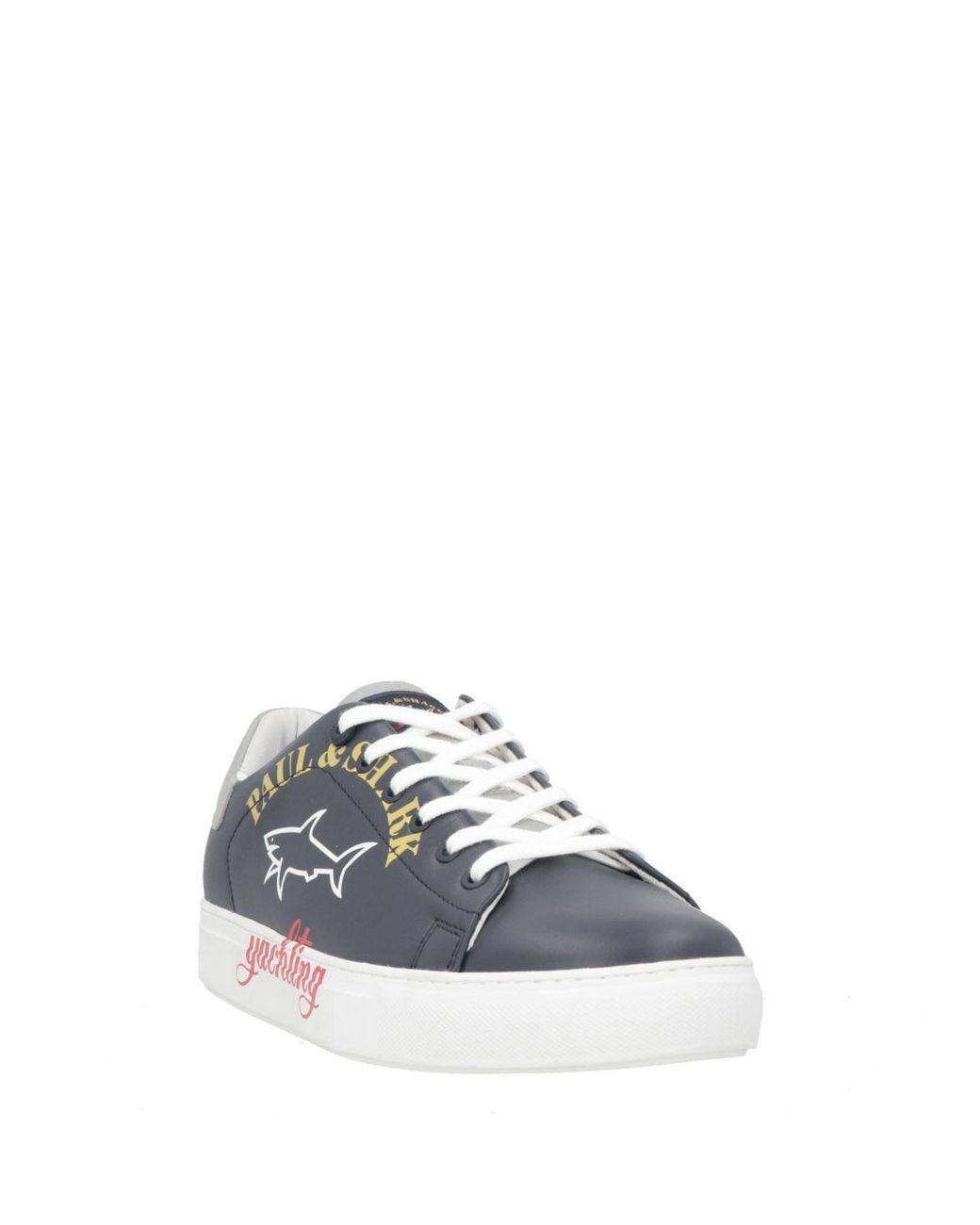 Paul & Shark White Sneakers Bovine Leather for men