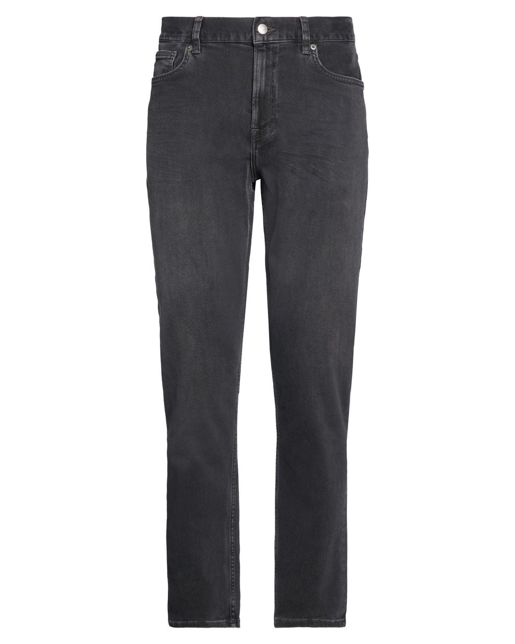 Tommy Hilfiger Gray Jeans Cotton, Elastomultiester, Elastane for men
