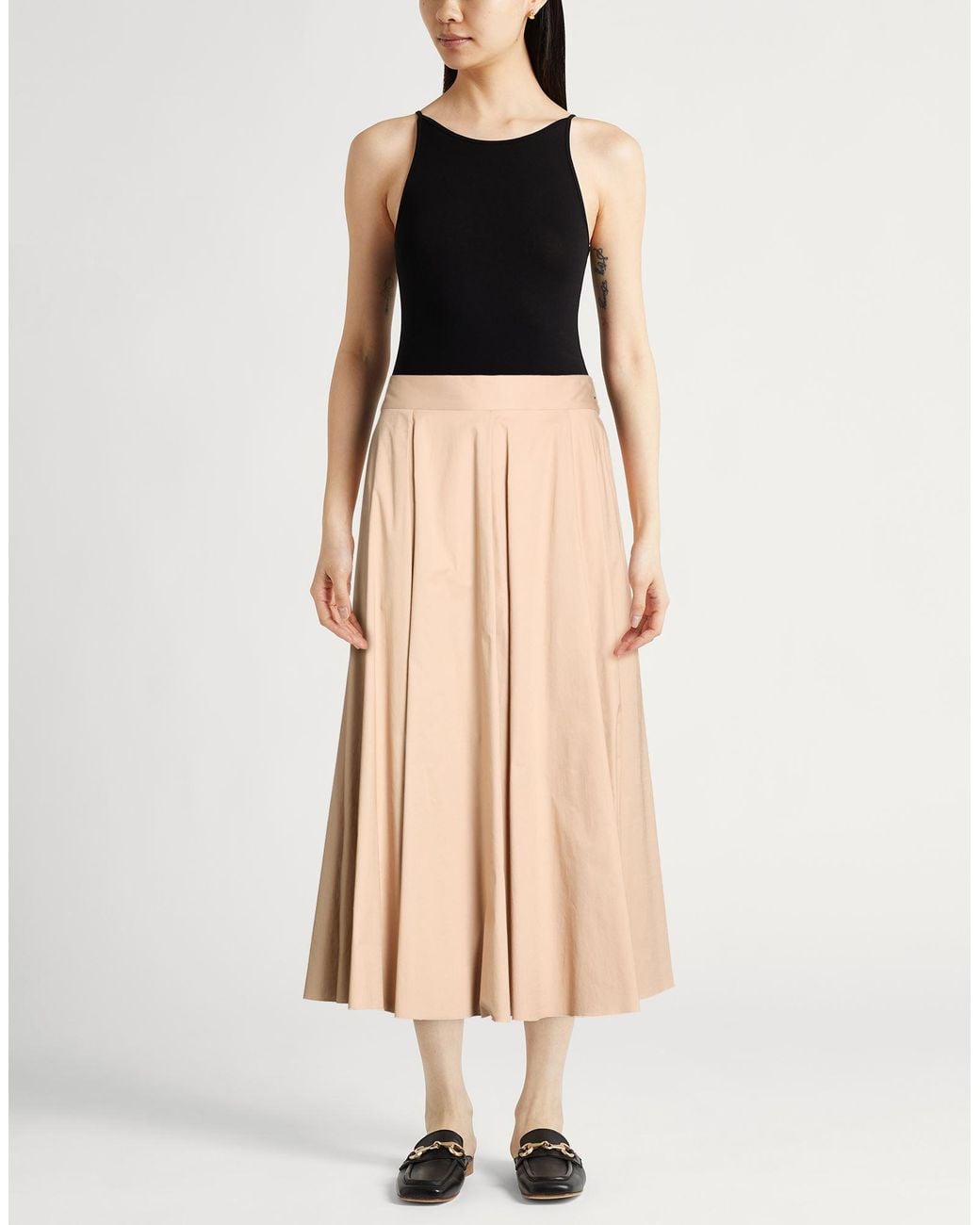 Fay Natural Midi Skirt