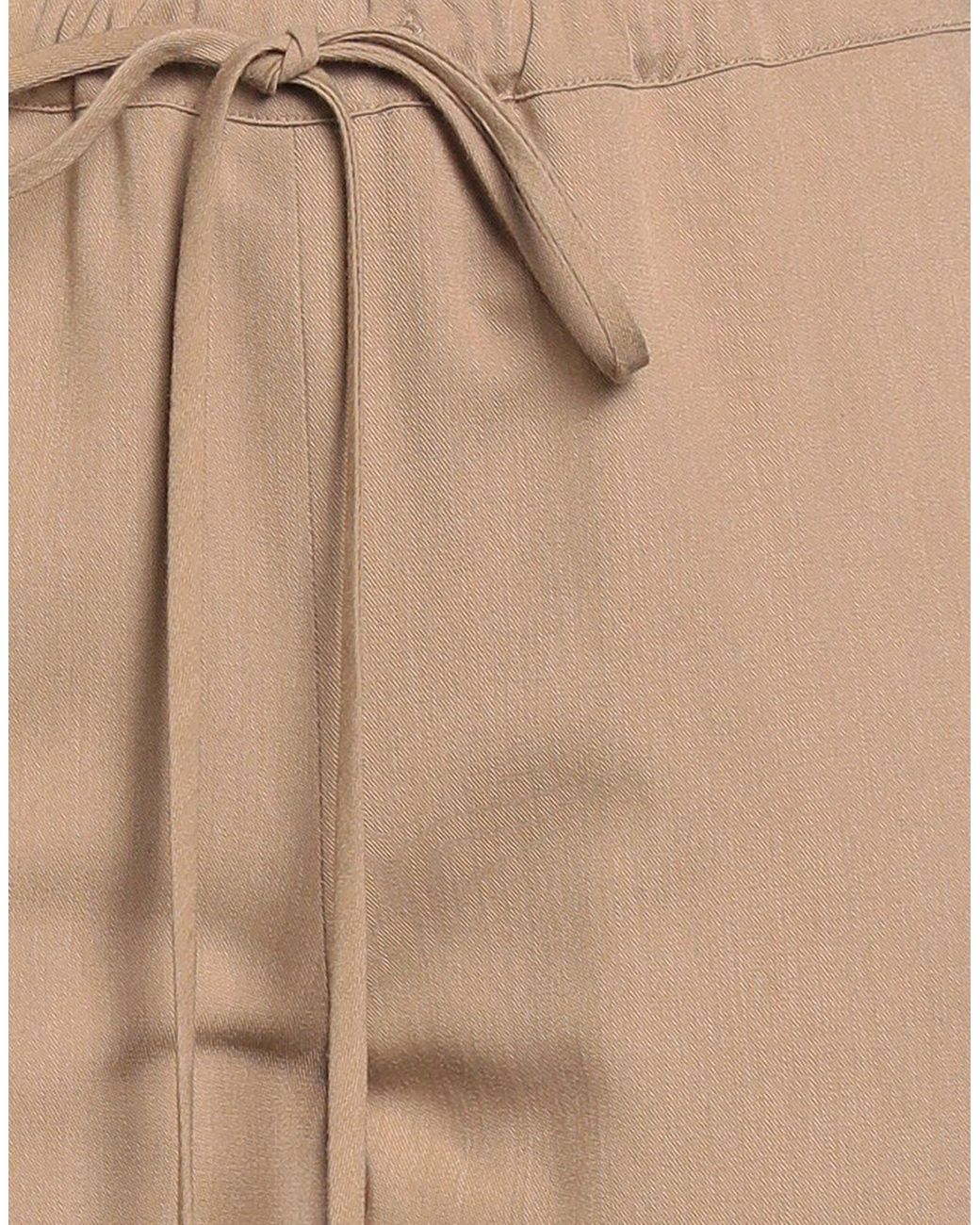 Antonelli Natural Camel Pants Viscose, Wool