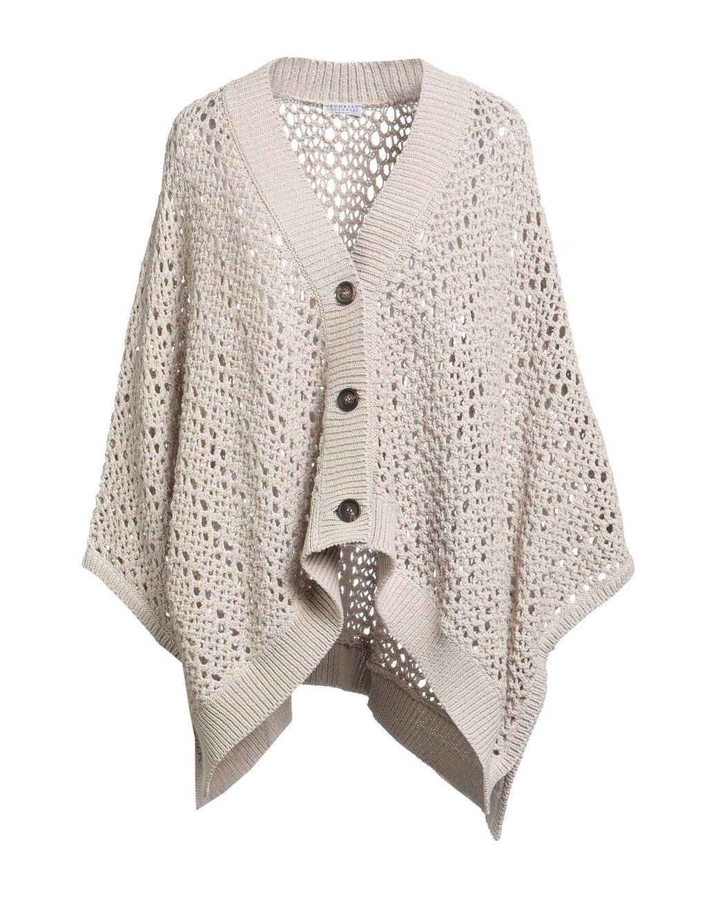 Brunello Cucinelli White Cardigan