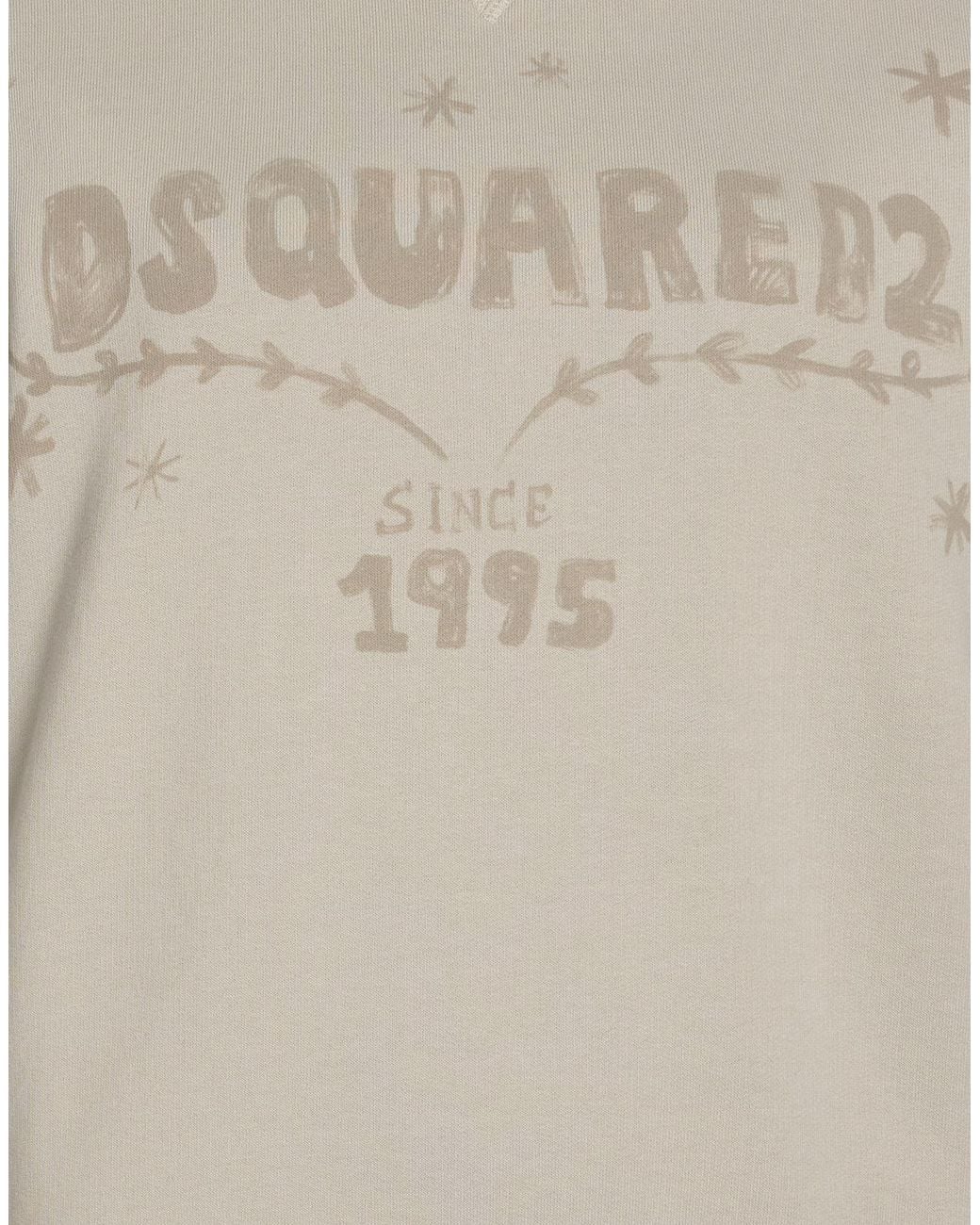 DSquared² Gray Light Sweatshirt Cotton