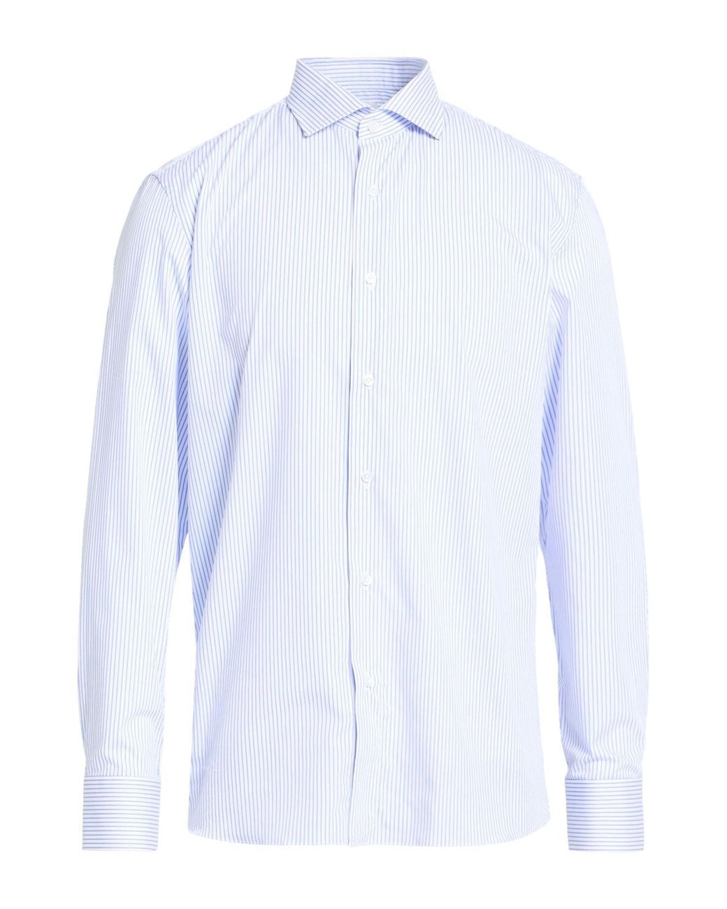 Caruso White Shirt Cotton for men
