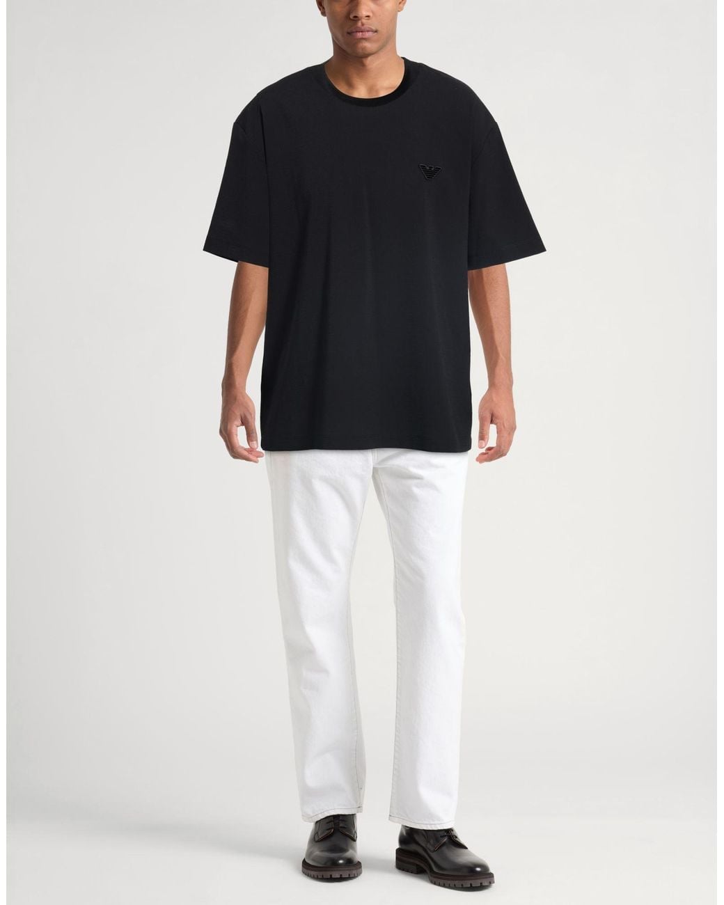 Emporio Armani Black T-Shirts for men