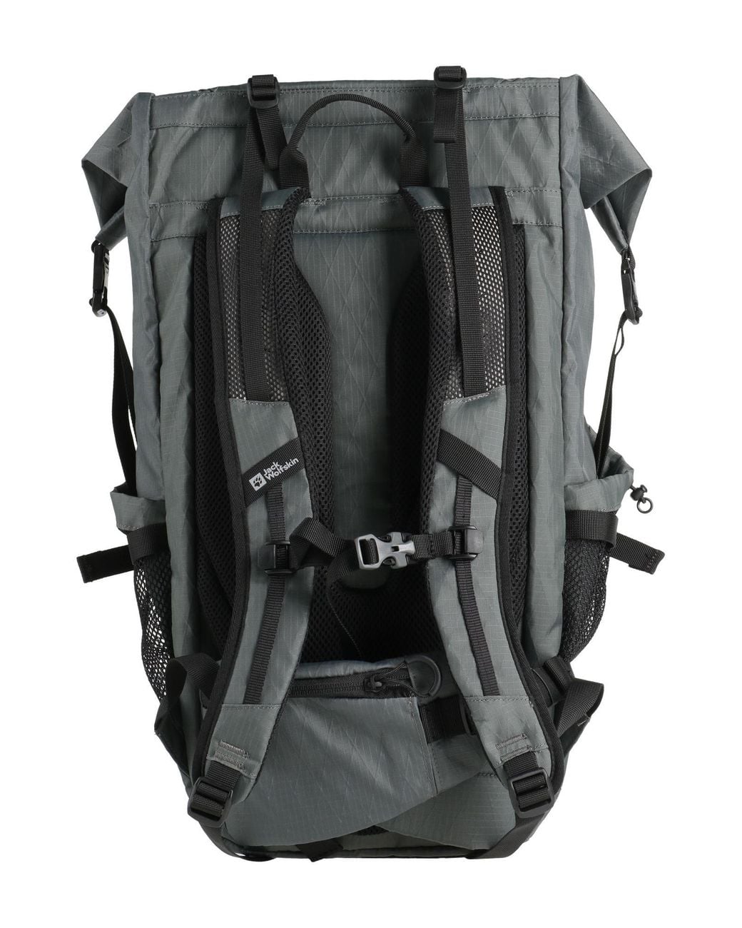 Jack Wolfskin Gray Backpack Textile Fibers