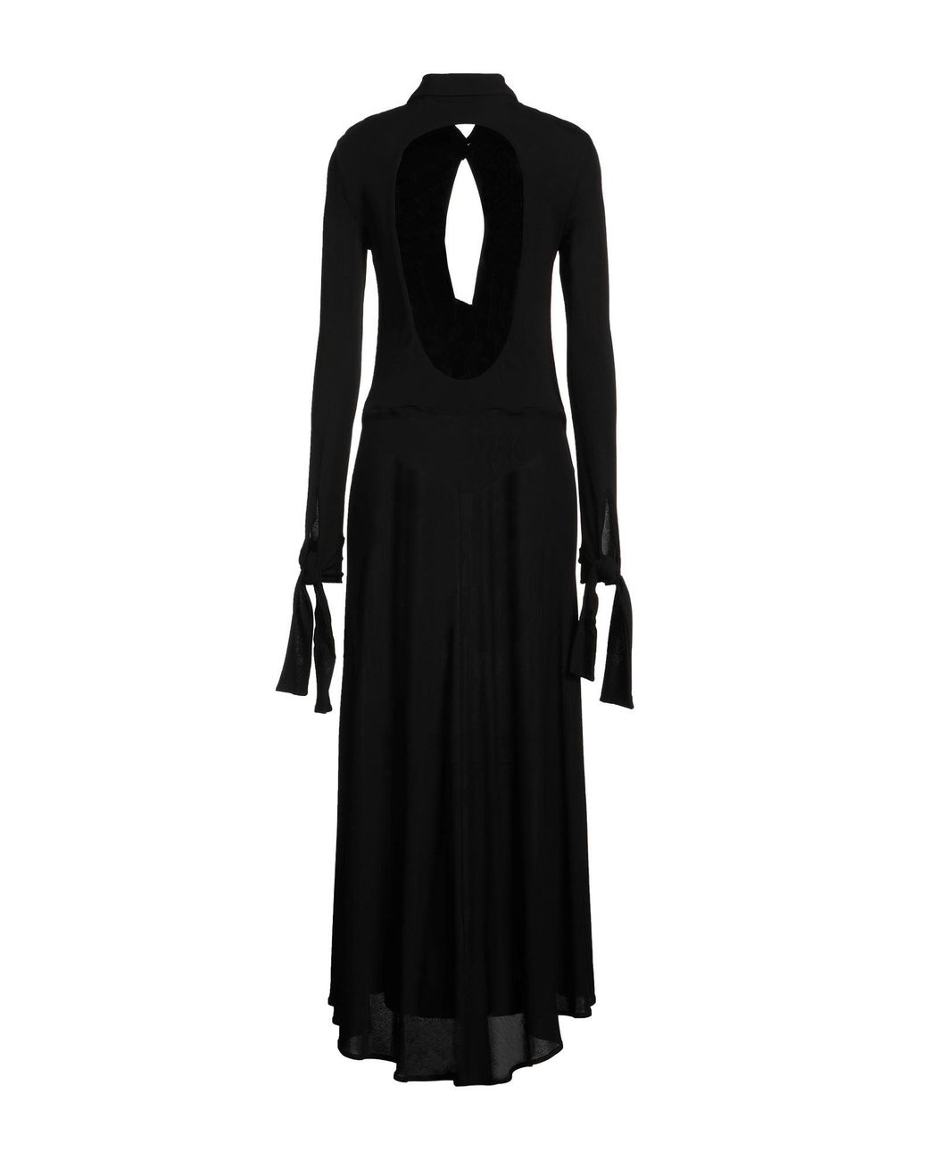MSGM Black Maxi Dress Viscose