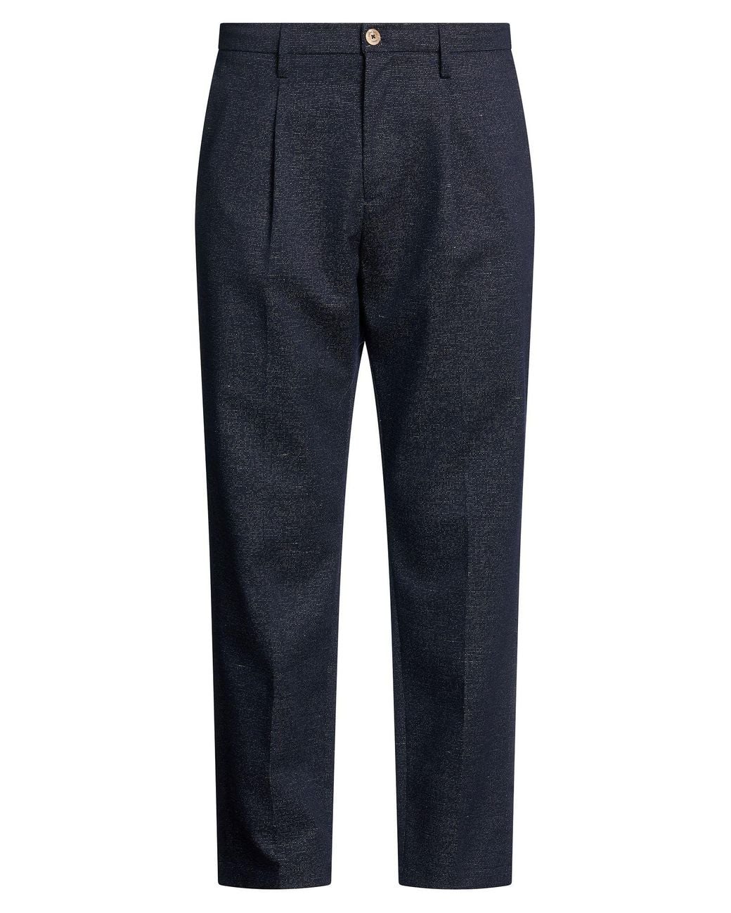 Entre Amis Blue Pants Virgin Wool, Elastane for men