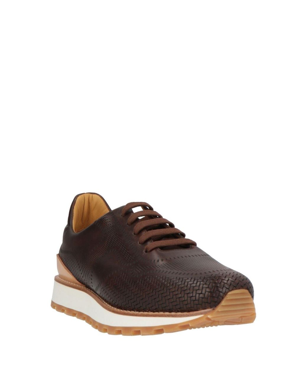 Testoni Brown Sneakers for men